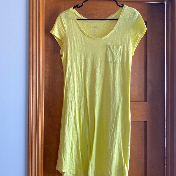 GAP Dresses & Skirts - Gap Yellow T-shirt Dress